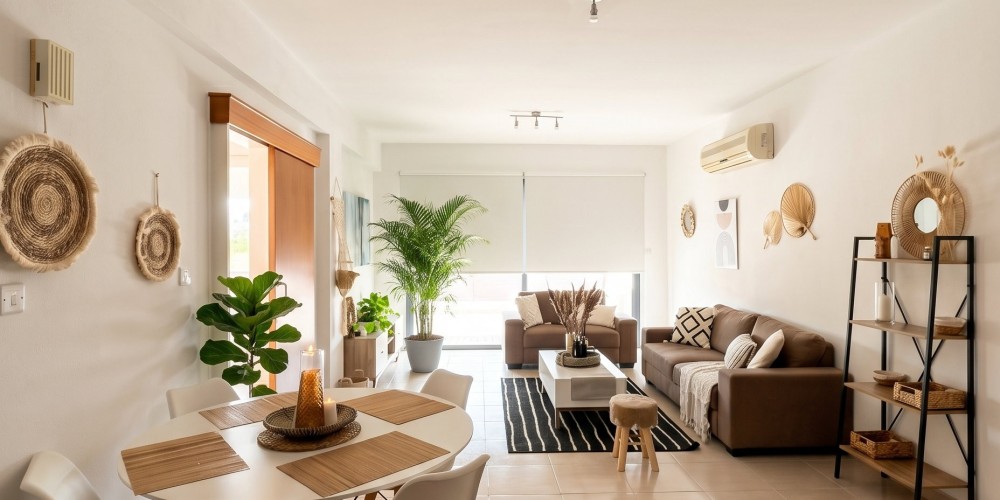 2-bedroom apartment with spacious verandas in Geroskipou, Paphos — photo 2