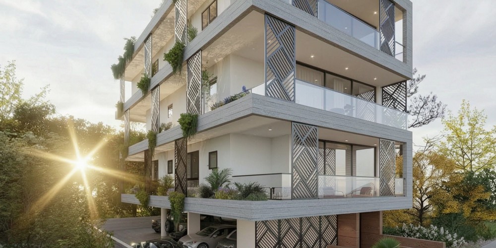 Small residence with a penthouse featuring a roof garden and hot tub in Faneromeni, Larnaca — photo 1