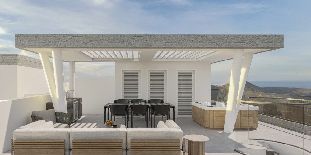 Small residence with a penthouse featuring a roof garden and hot tub in Faneromeni, Larnaca — photo 5