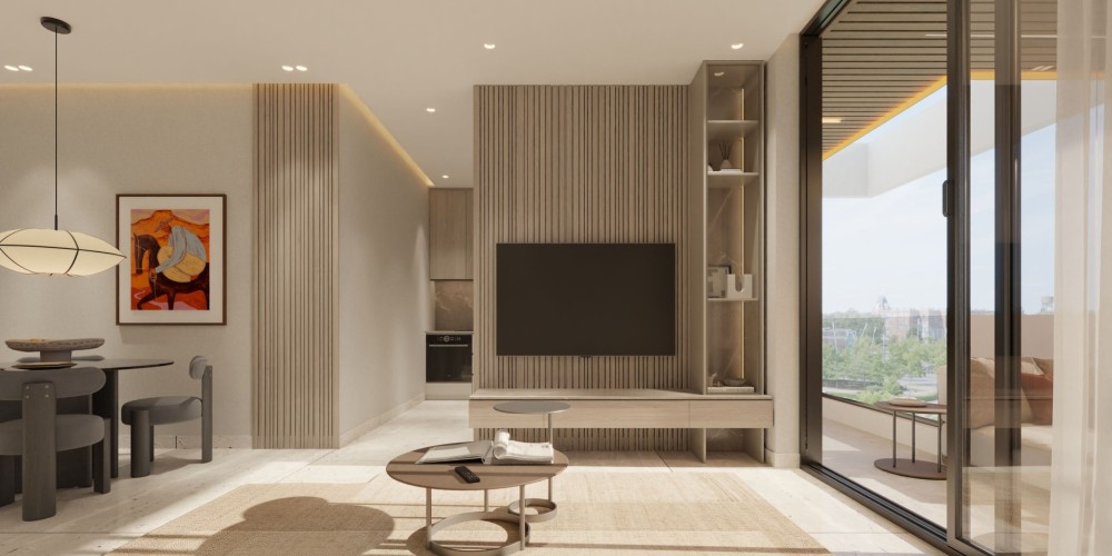 Apartments and roof-garden penthouses 400 m from the beach in the port area of Larnaca — photo 8