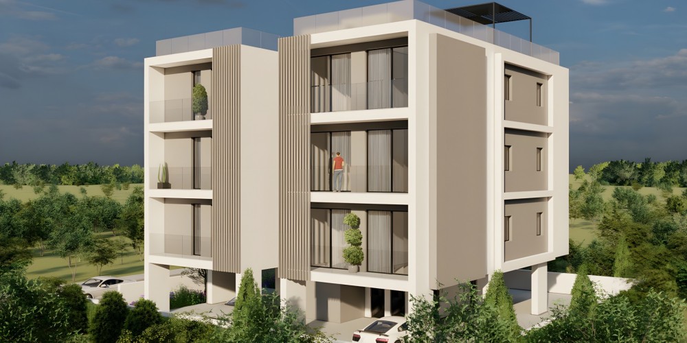 Two-bedroom apartments with a roof garden on the top floor in Geroskipou, Paphos — photo 2