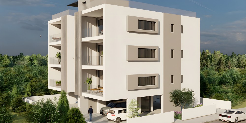Two-bedroom apartments with a roof garden on the top floor in Geroskipou, Paphos — photo 5