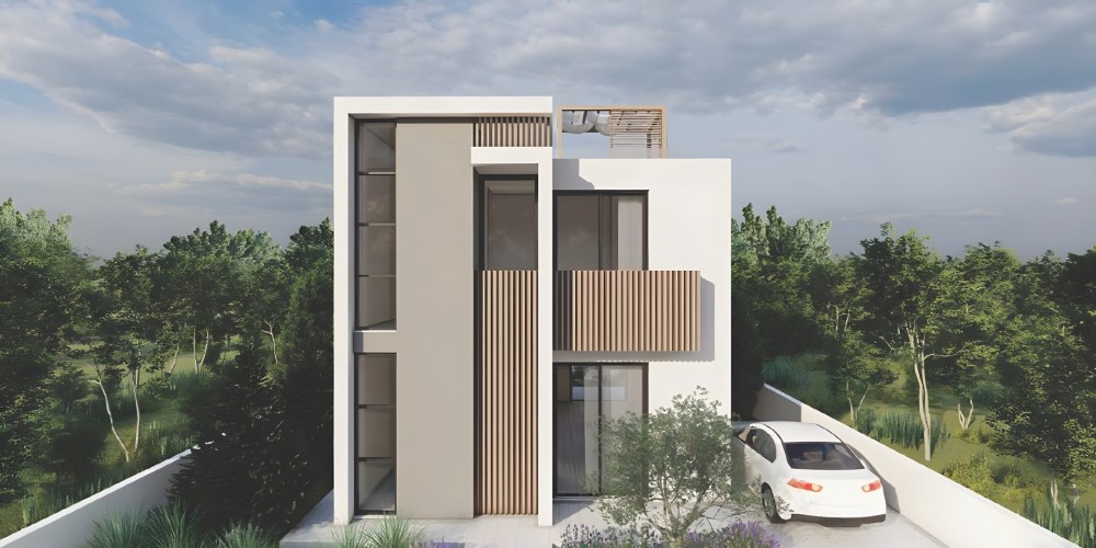 Villas with private plots and roof gardens in Tremithousa, Paphos — photo 8