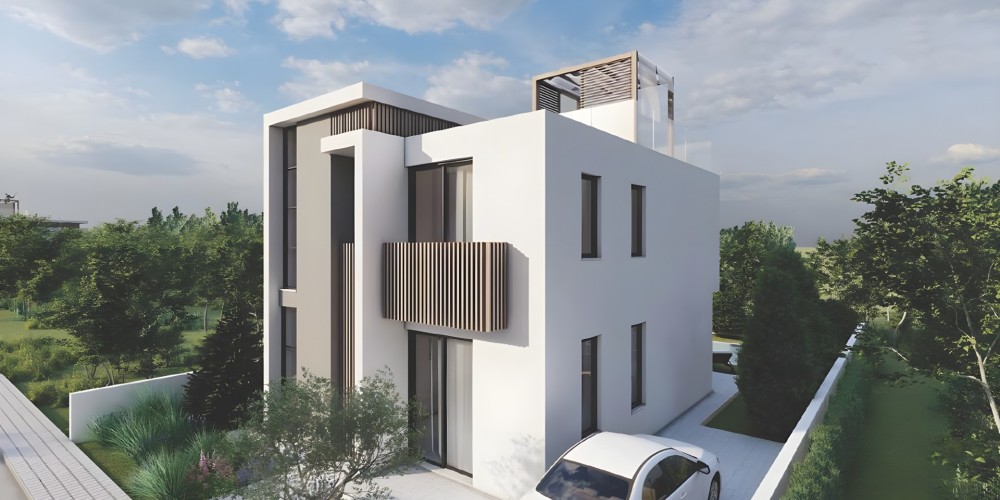 Villas with private plots and roof gardens in Tremithousa, Paphos — photo 10