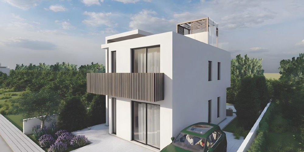 Villas with private plots and roof gardens in Tremithousa, Paphos — photo 11
