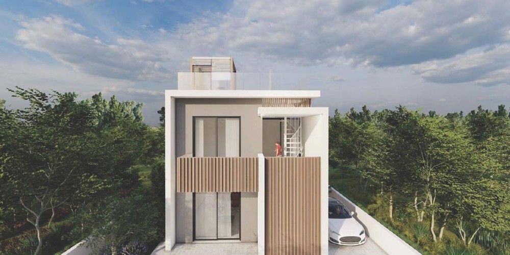 Villas with private plots and roof gardens in Tremithousa, Paphos — photo 15