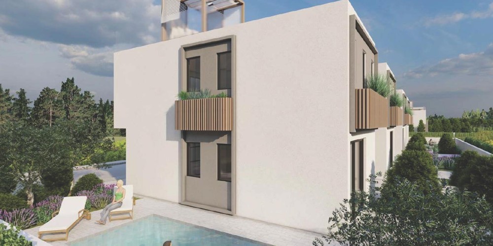 Villas with private plots and roof gardens in Tremithousa, Paphos — photo 24