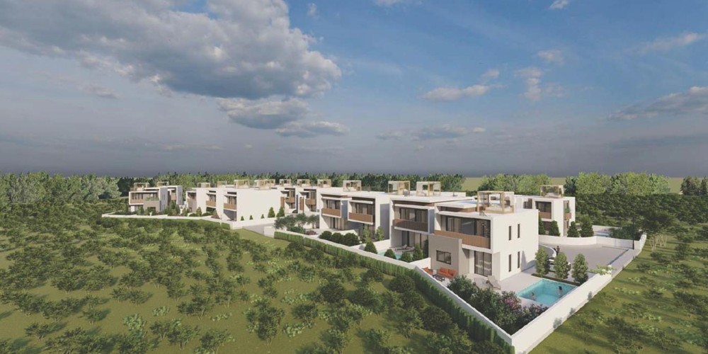 Villas with private plots and roof gardens in Tremithousa, Paphos — photo 32