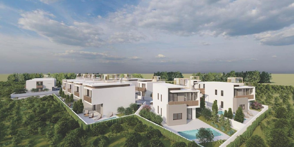 Villas with private plots and roof gardens in Tremithousa, Paphos — photo 33