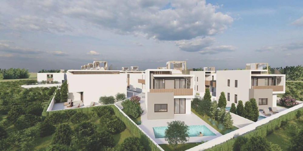 Villas with private plots and roof gardens in Tremithousa, Paphos — photo 34