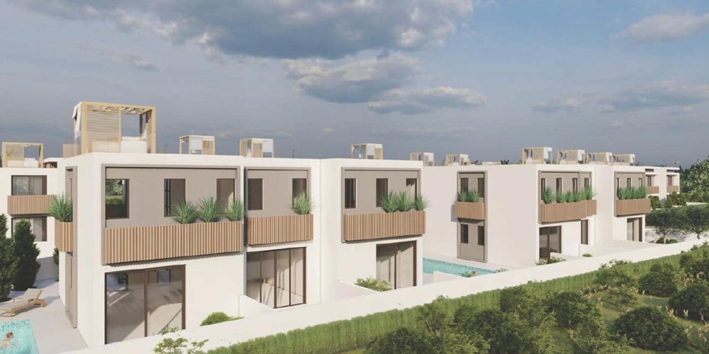 Villas with private plots and roof gardens in Tremithousa, Paphos — photo 38