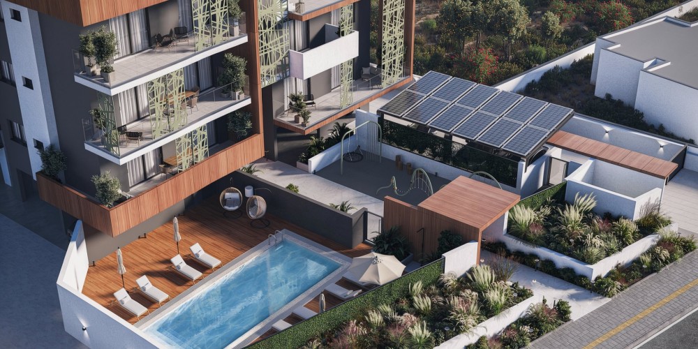 Apartments with a swimming pool in Germasogeia, Limassol — photo 4
