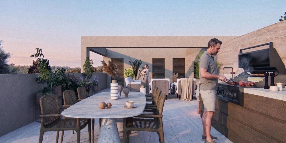 Two-bedroom apartments with roof gardens near the Ammochostos stadium, Larnaca — photo 4