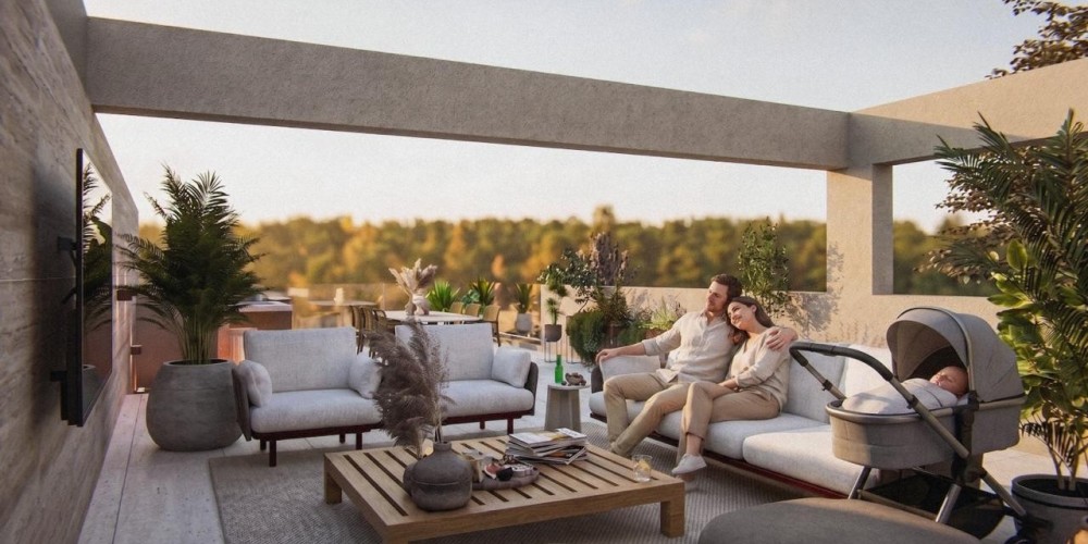 Two-bedroom apartments with roof gardens near the Ammochostos stadium, Larnaca — photo 6