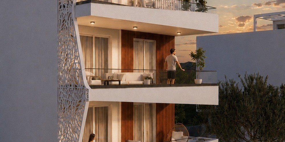 Apartments with smart home systems and rooftop terraces in the Metropolis Mall area, Larnaca — photo 2