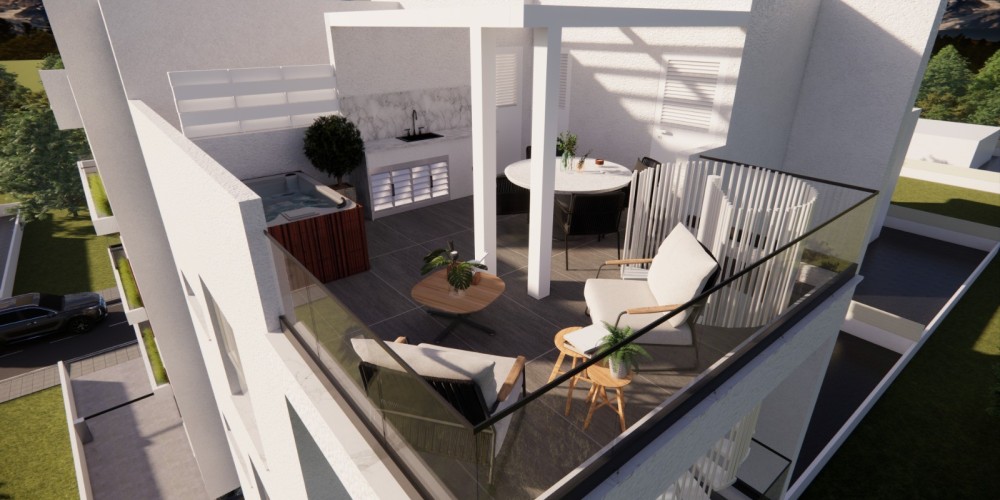 Apartments with smart home systems and rooftop terraces in the Metropolis Mall area, Larnaca — photo 11