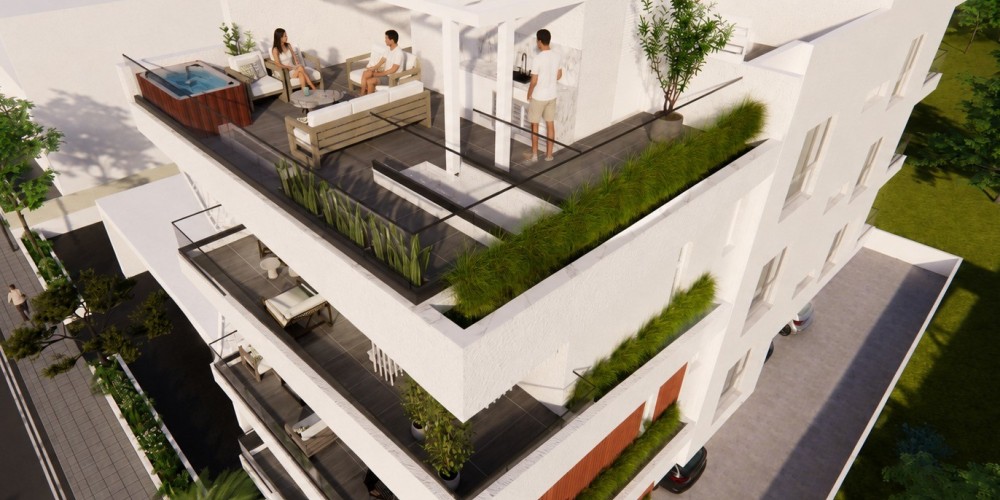 Apartments with smart home systems and rooftop terraces in the Metropolis Mall area, Larnaca — photo 12