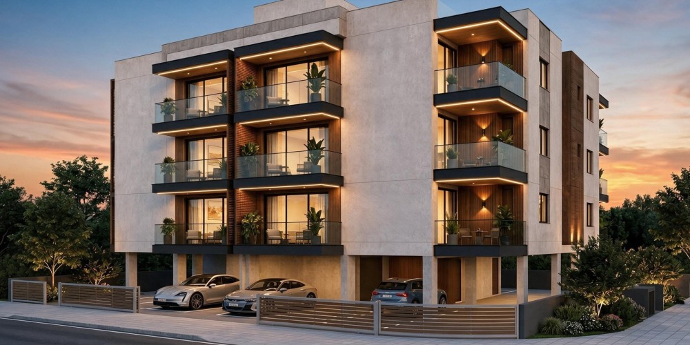 Apartments in a boutique low-rise project in Polemidia, Limassol — photo 1