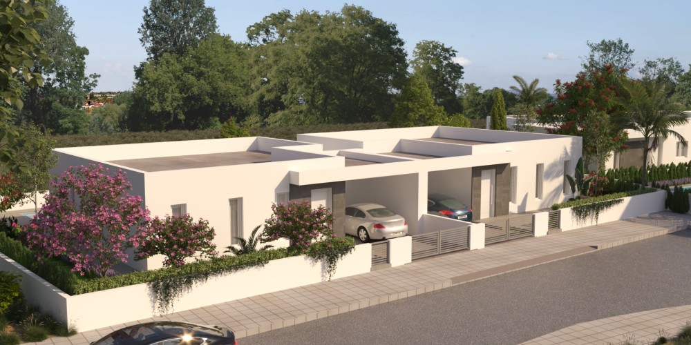 Detached bungalows and villas with private gardens in Frenaros, Ayia Napa — photo 5