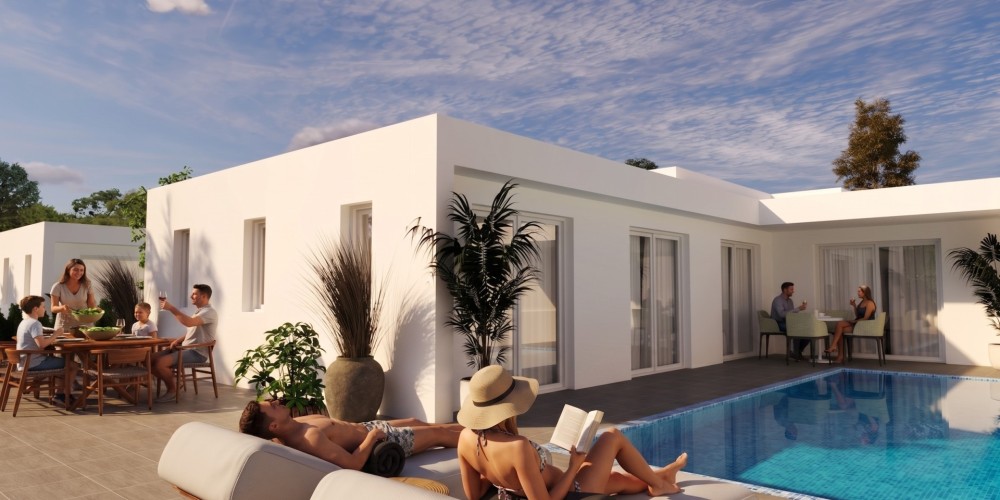 Detached bungalows and villas with private gardens in Frenaros, Ayia Napa — photo 7