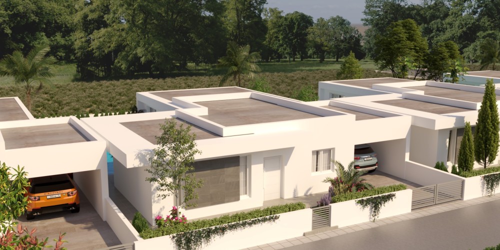 Detached bungalows and villas with private gardens in Frenaros, Ayia Napa — photo 8