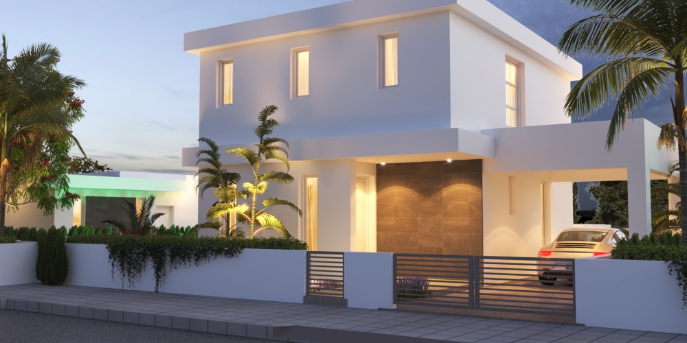 Detached bungalows and villas with private gardens in Frenaros, Ayia Napa — photo 11