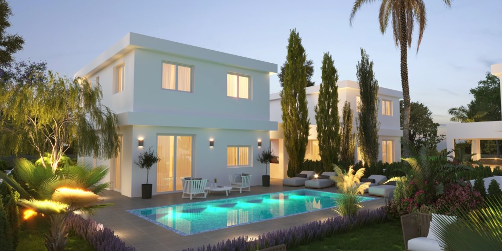 Detached bungalows and villas with private gardens in Frenaros, Ayia Napa — photo 14