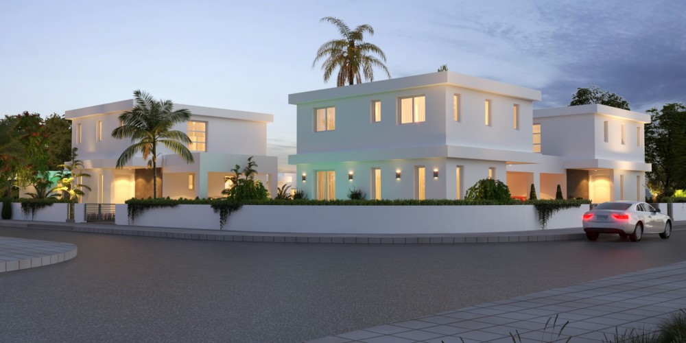 Detached bungalows and villas with private gardens in Frenaros, Ayia Napa — photo 25