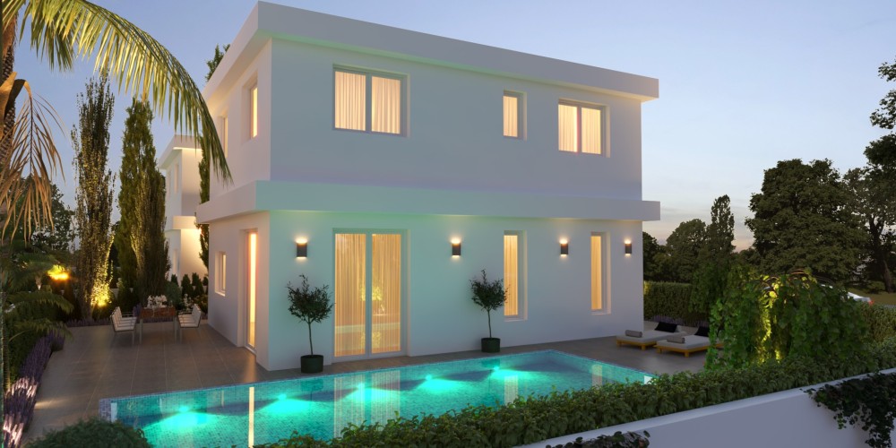 Detached bungalows and villas with private gardens in Frenaros, Ayia Napa — photo 26