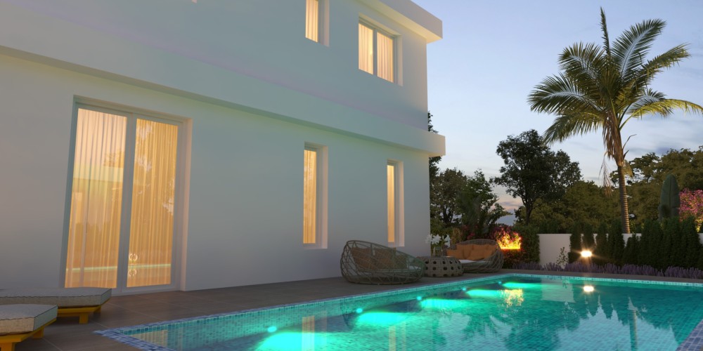 Detached bungalows and villas with private gardens in Frenaros, Ayia Napa — photo 28