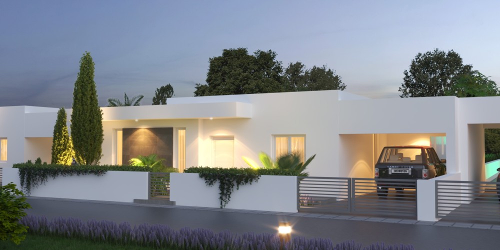Detached bungalows and villas with private gardens in Frenaros, Ayia Napa — photo 34