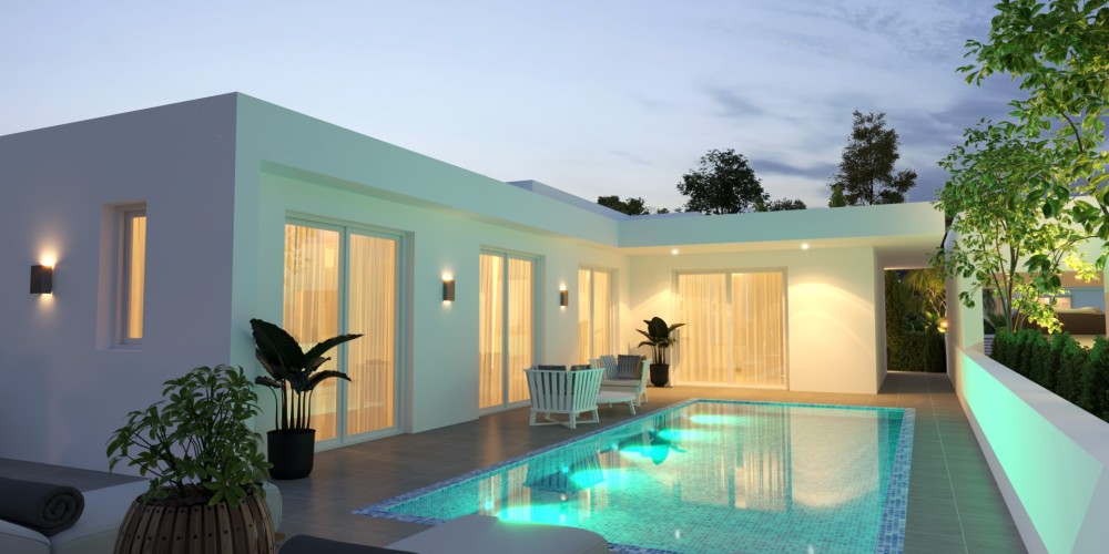 Detached bungalows and villas with private gardens in Frenaros, Ayia Napa — photo 37