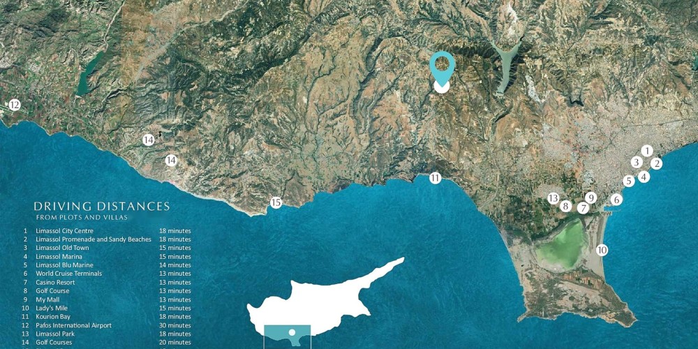 Villas and building plots with panoramic sea views in Souni, Limassol — photo 12