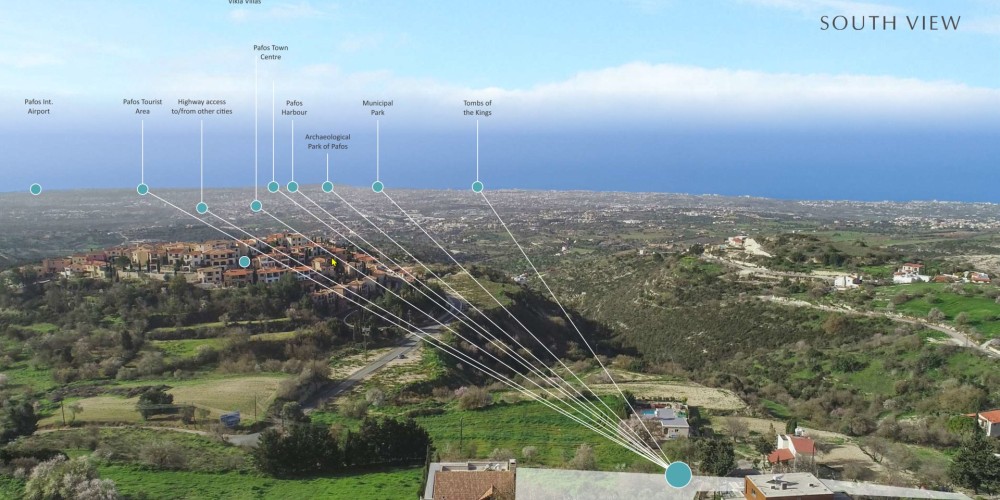 Building plot next to an 18-hole golf course in Tsada, Paphos — photo 4