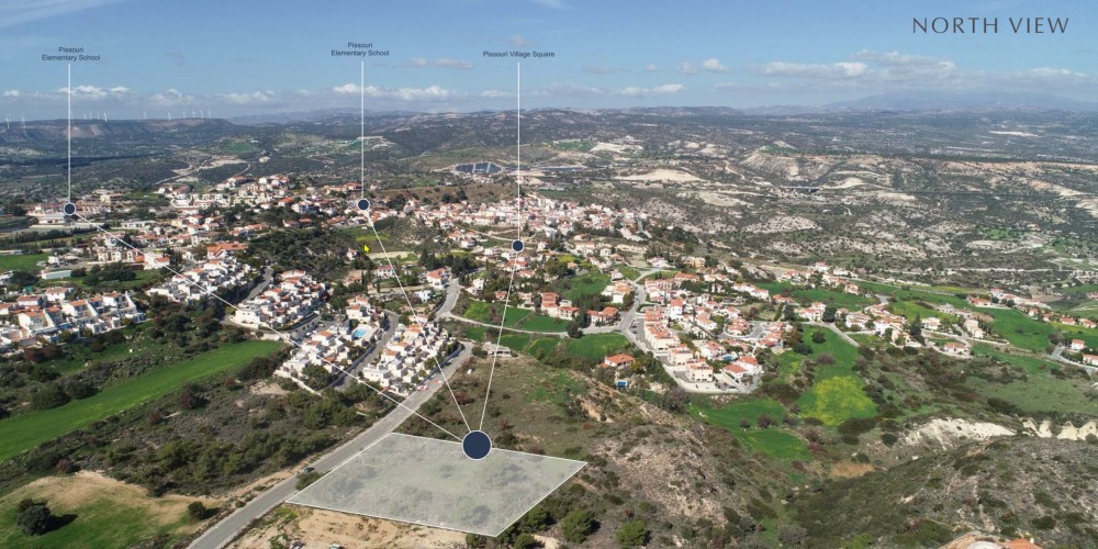 Elevated plot with panoramic bay views in Pissouri, Limassol — photo 4