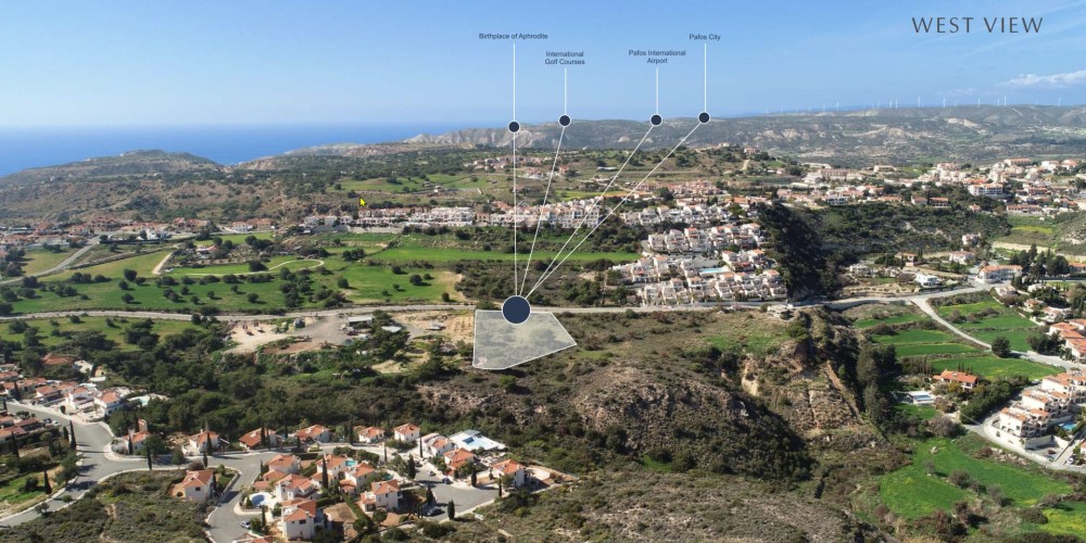 Elevated plot with panoramic bay views in Pissouri, Limassol — photo 8
