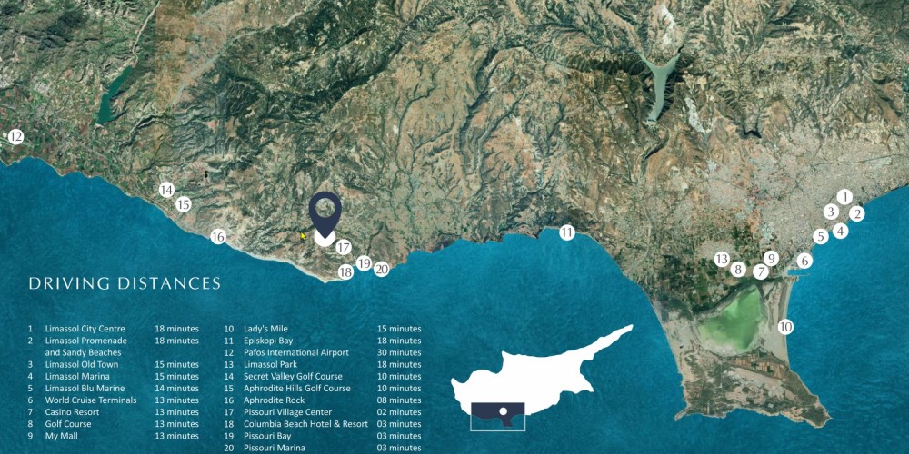 Elevated plot with panoramic bay views in Pissouri, Limassol — photo 9