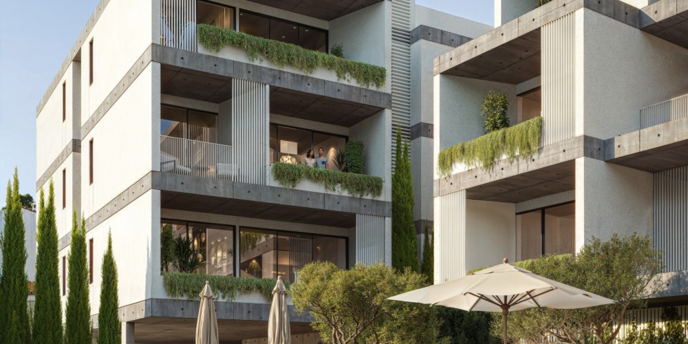 Apartments in a mixed-use complex with pools and spa in Universal, Paphos — photo 3