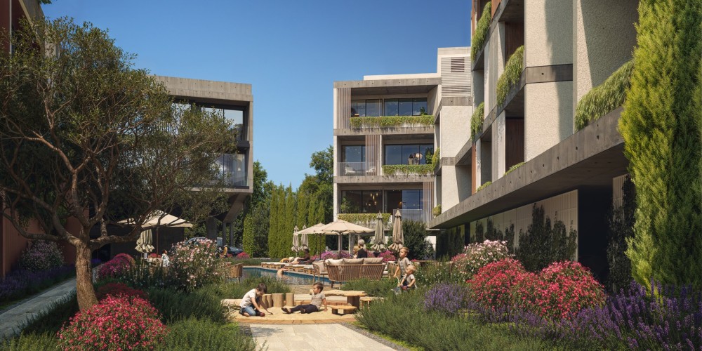 Apartments in a mixed-use complex with pools and spa in Universal, Paphos — photo 7
