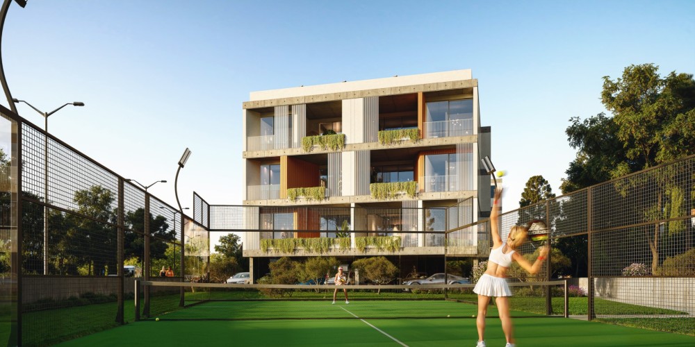 Apartments in a mixed-use complex with pools and spa in Universal, Paphos — photo 23