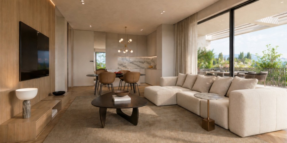 Apartments in a mixed-use complex with pools and spa in Universal, Paphos — photo 32
