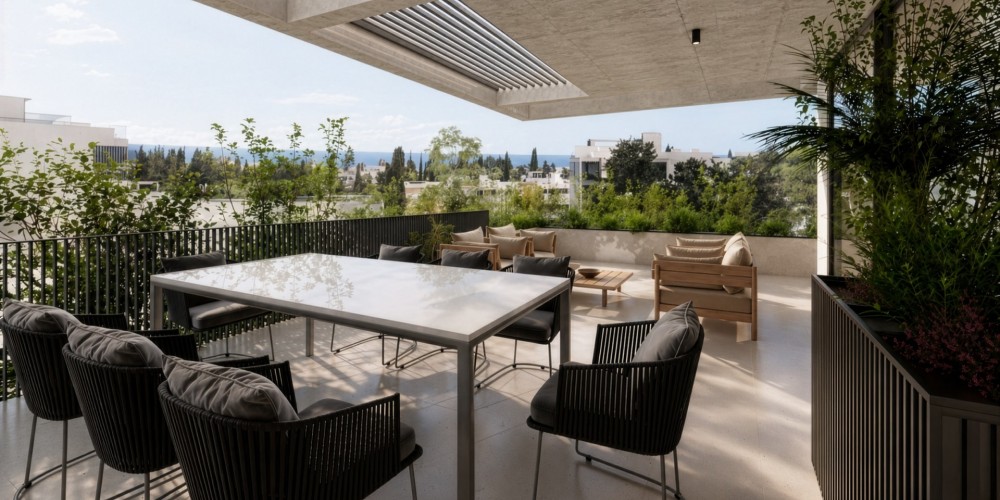 Apartments in a mixed-use complex with pools and spa in Universal, Paphos — photo 37