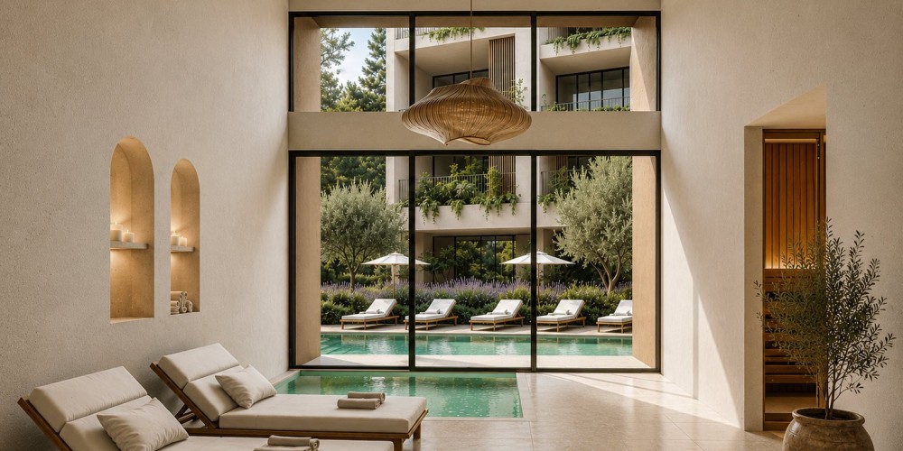 Apartments in a mixed-use complex with pools and spa in Universal, Paphos — photo 58