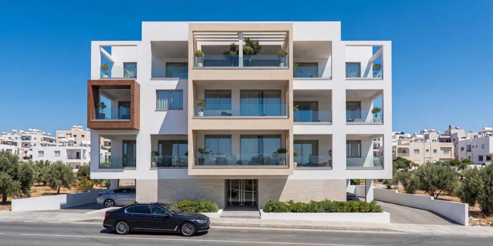 Apartments with solar panels and roof gardens in Aradippou, Larnaca — photo 1