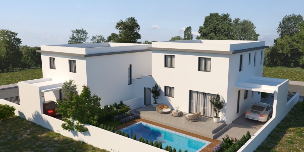 Energy-efficient villas with gardens within walking distance of the beach in Oroklini, Larnaca — photo 3