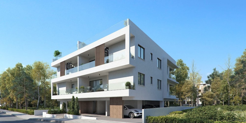 Apartments with sea view, private roof gardens and covered parking in Oroklini, Larnaca — photo 3