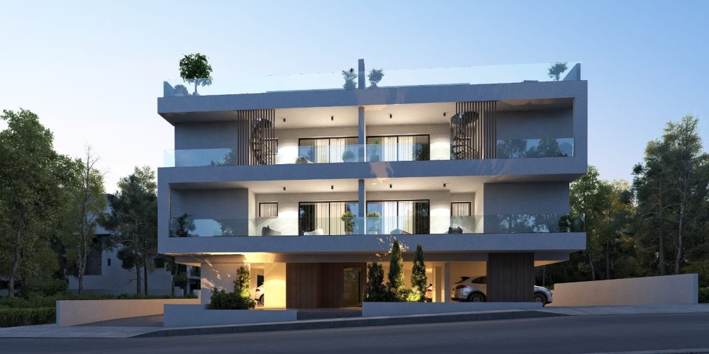 Apartments with sea view, private roof gardens and covered parking in Oroklini, Larnaca — photo 4