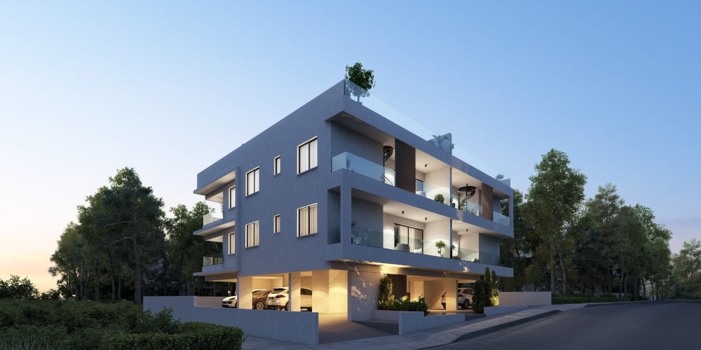 Apartments with sea view, private roof gardens and covered parking in Oroklini, Larnaca — photo 5