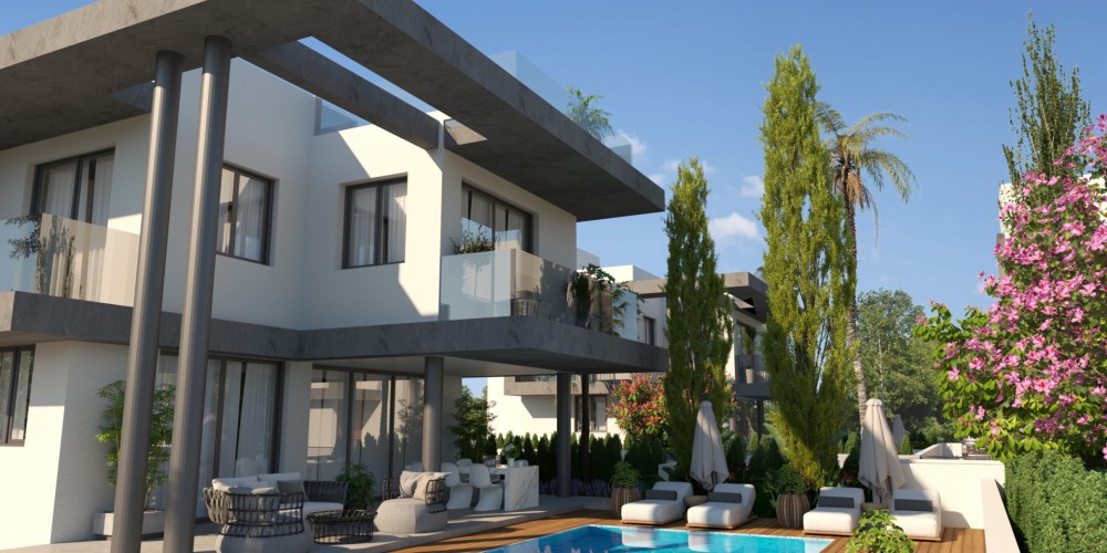 Villas with sea views and private pools in Pernera, Protaras — photo 2