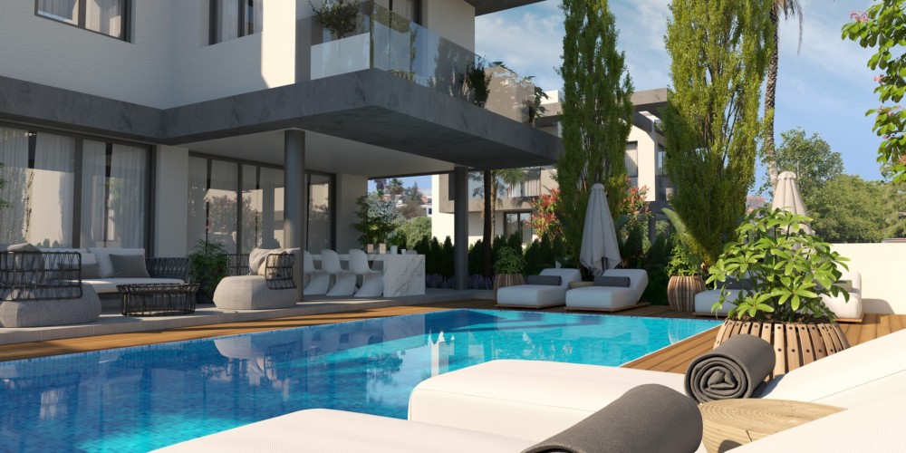 Villas with sea views and private pools in Pernera, Protaras — photo 3